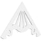 Ekena Millwork Pitch Marshall Architectural Grade PVC Gable Pediment, 36"W x 21"H x 1"P (14/12) GPP036X021X100MAR - alternate 1